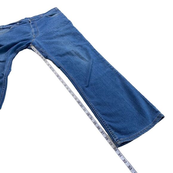 Vintage 90s Orange Tab Levi’s Action Blue Jeans Sz 38/31 - Picture 11 of 16